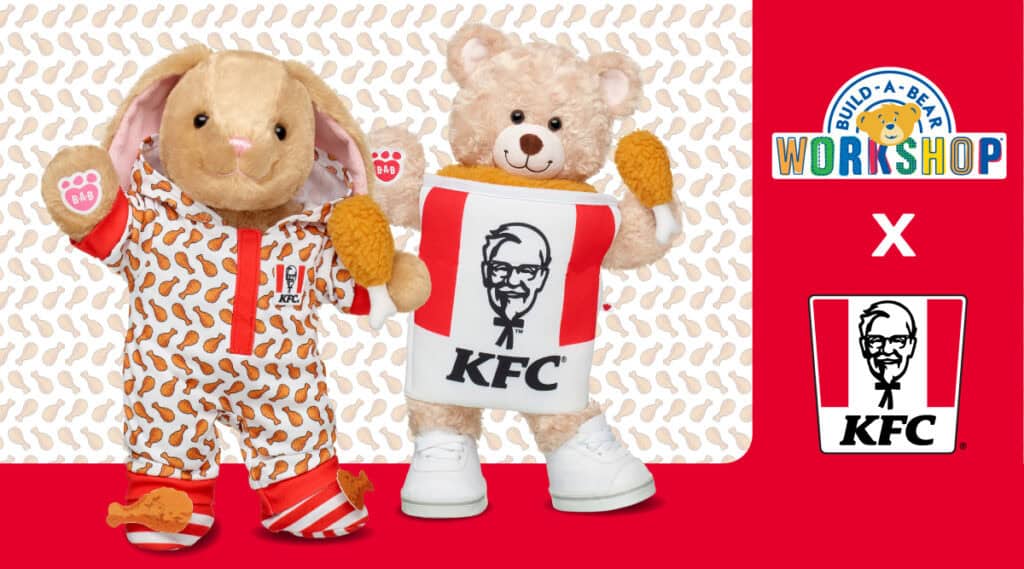 Build-A-Bear Collaborates With KFC for Exclusive Plush Toy Costumes