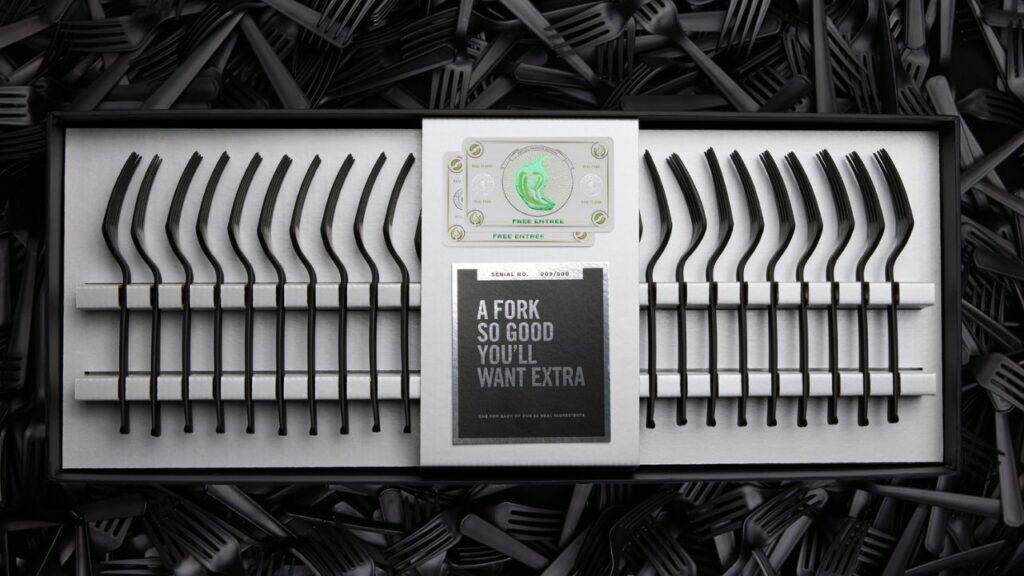 Chipotle Launched Exclusive Fork Collection for National Fork Day