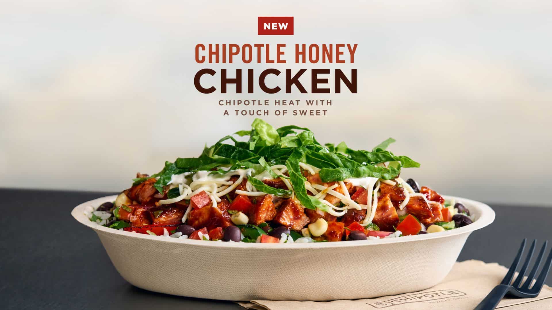 Chipotle Launches Honey Chicken to Menus