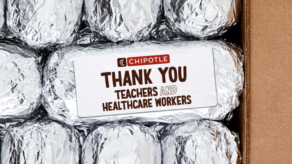 Chipotle Gives Back: $2M in Free Burritos for Teachers and Healthcare Workers
