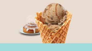 Cinnamon Roll Flavor of the Month Image Courtesy of Baskin-Robbins