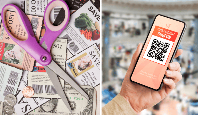 Physical and digital coupons