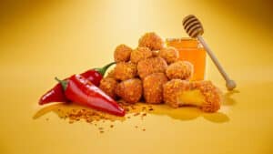 Hot Honey Cheese Curds from Culver's.