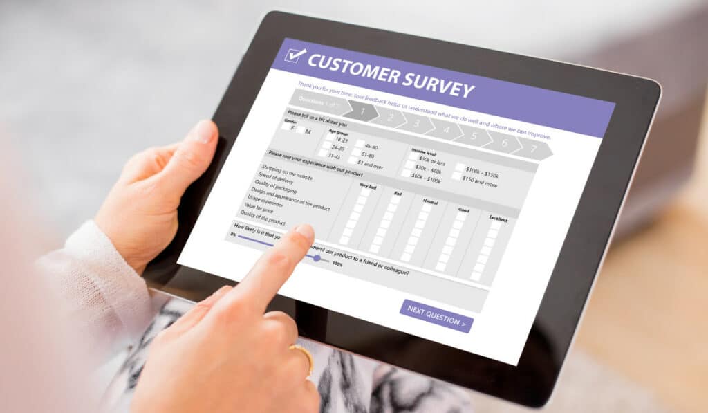 Customer survey