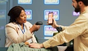 A phone app is being used for Black Friday.