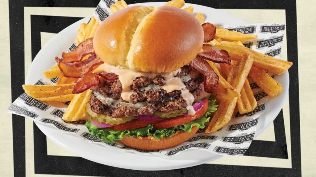 Denny’s Offers 20% Off All Burgers, Including ‘Beetlejuicy’ Burger, for National Cheeseburger Day