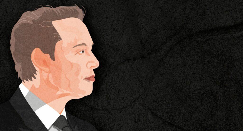 Elon Musk artwork.