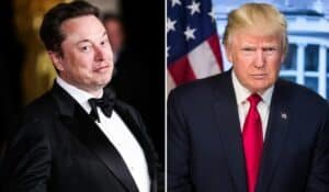 Project Stargate. Elon Musk of Tesla and president-elect Donald Trump