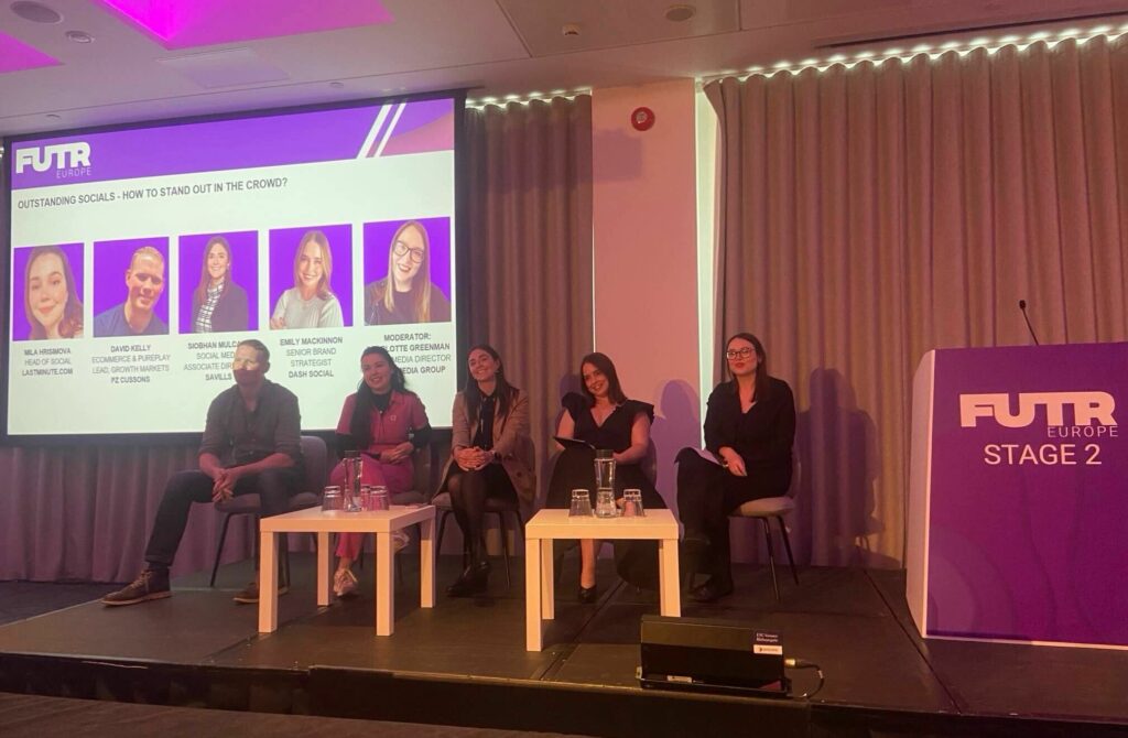 Social media, marketing, FUTR conference