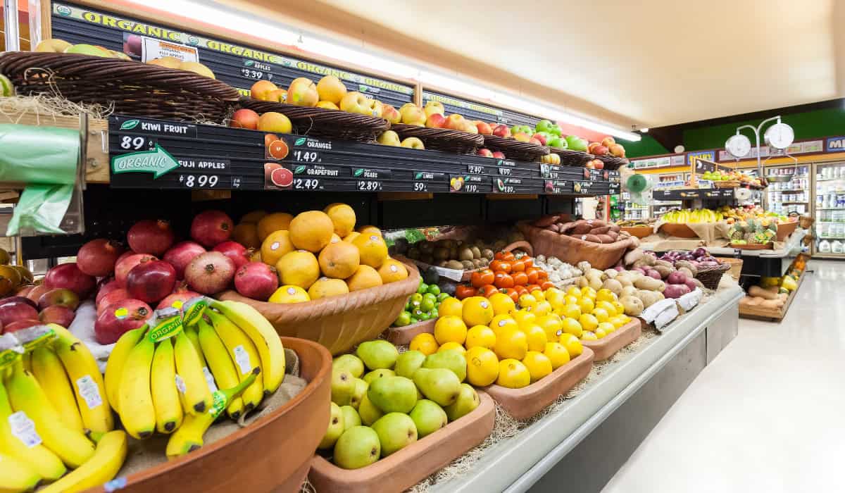 Fruit in a grocery store