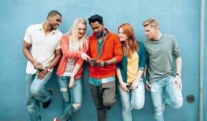 Gen Z shopping on social media