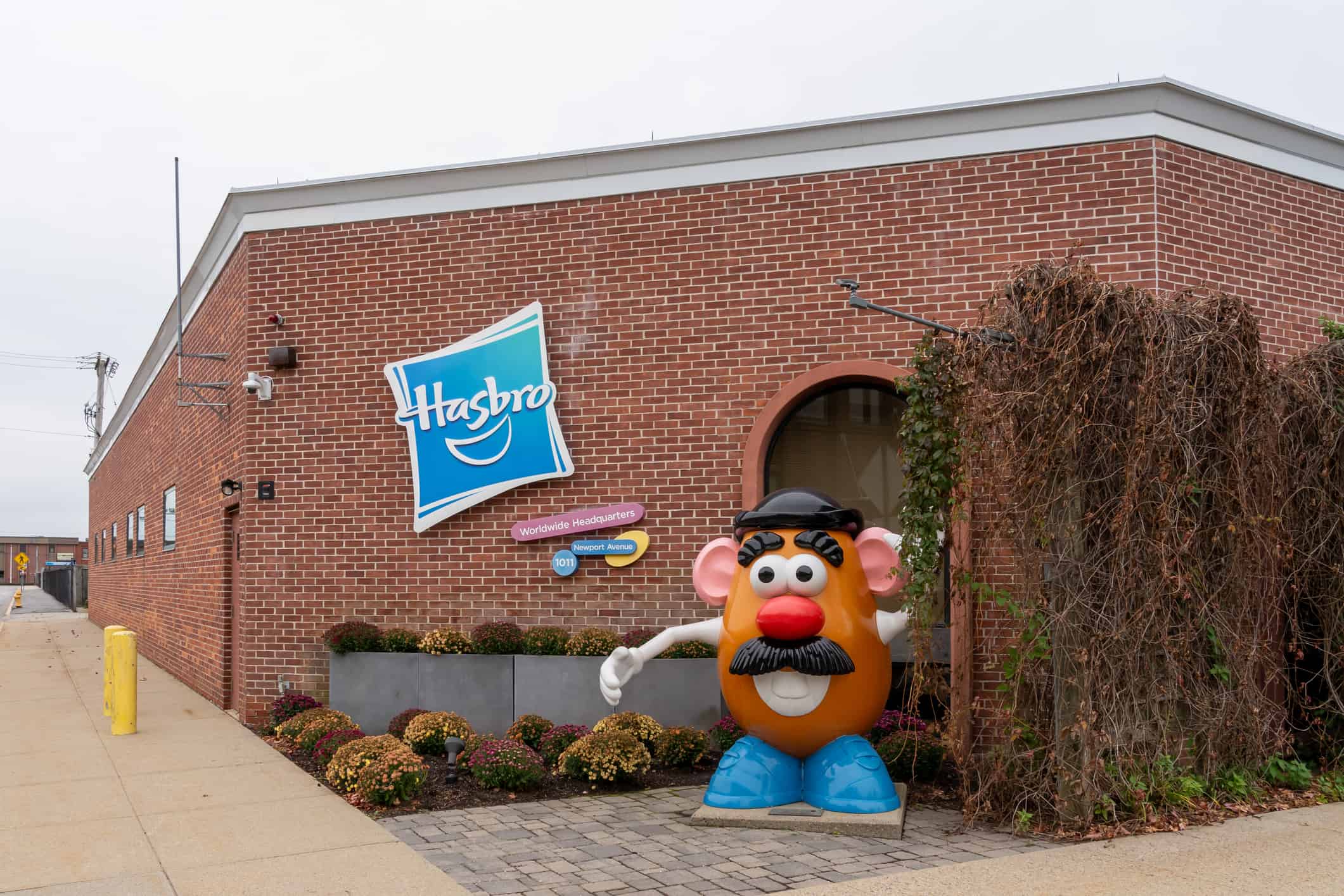 Hasbro headquarters in Pawtucket, Rhode Island, USA