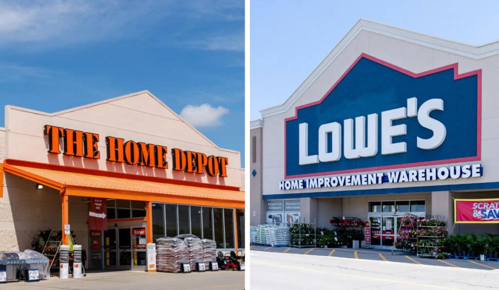Home improvement, Home Depot and Lowe's