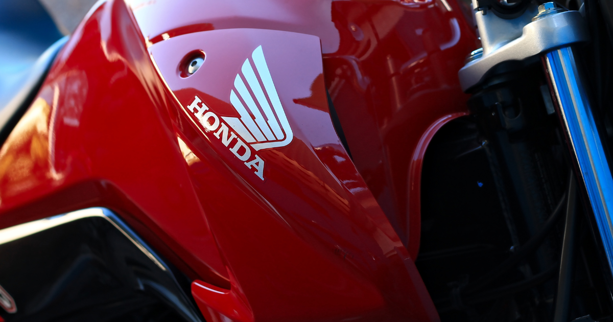 Honda logo on a vehicle