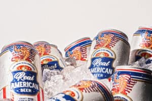 Ice Cold Cans of Real American Beer