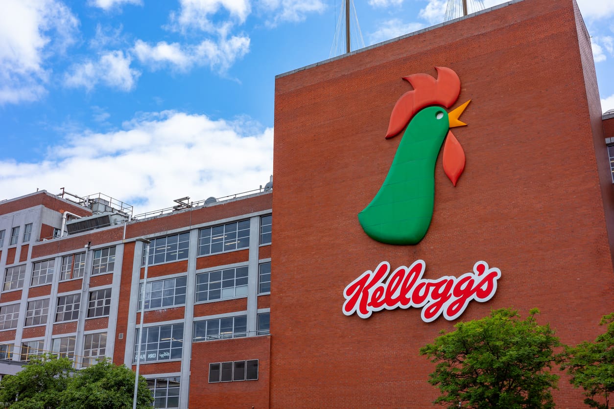 Kelloggs cereal production factory
