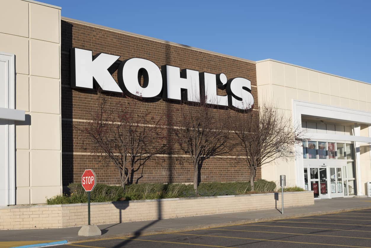 Exterior of Kohl's department store