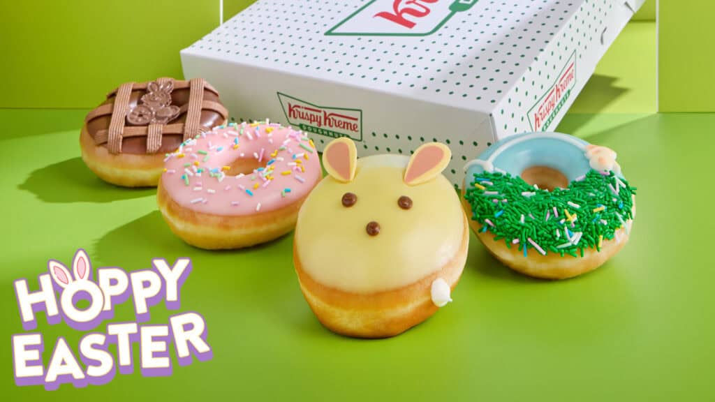 Krispy Kreme Launches Bunny-Themed Doughnut Line for Easter