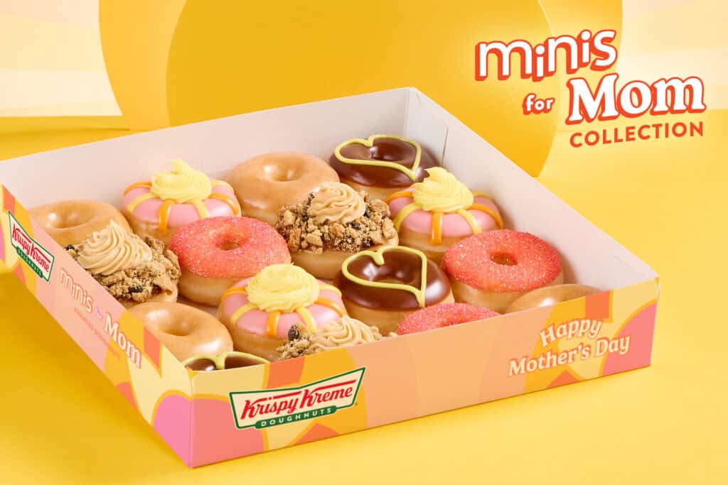 Krispy Kreme Rolls Out Mother’s Day Sweet Treat, ‘Minis for Mom’