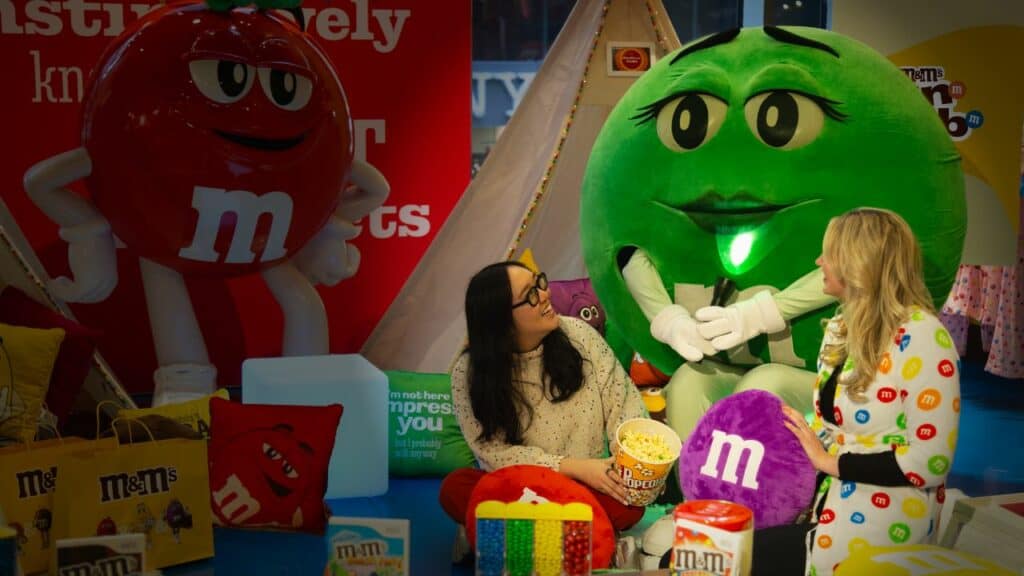 M&M’S Store in Times Square Hosts First-Ever In-Store Sleepover