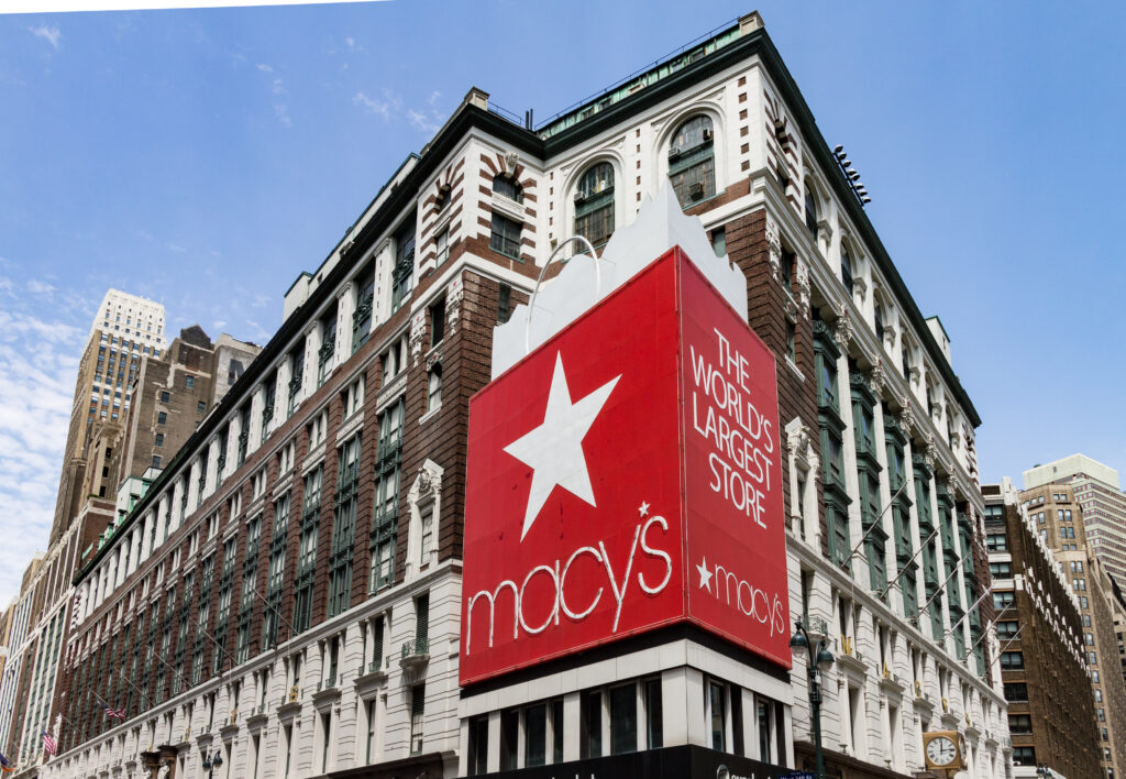 Macy´s Manhattan store in New York City