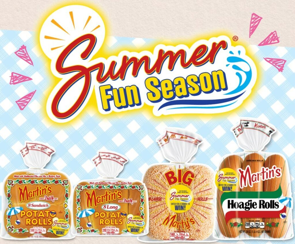 Martin’s Potato Rolls Launches Sizzling Summer Giveaway for 70th Anniversary