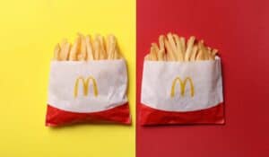 McDonald's small fries. New McValue deal.