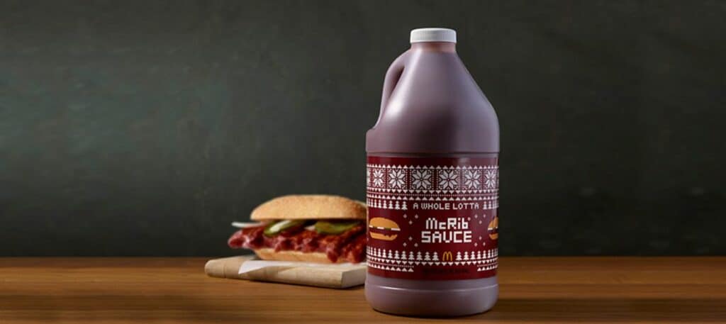 McDonald’s Celebrates the Return of the McRib With Vintage-Styled Ad Based on a Christmas Classic