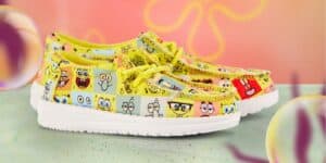 HEYDUDE x SpongeBob collaboration