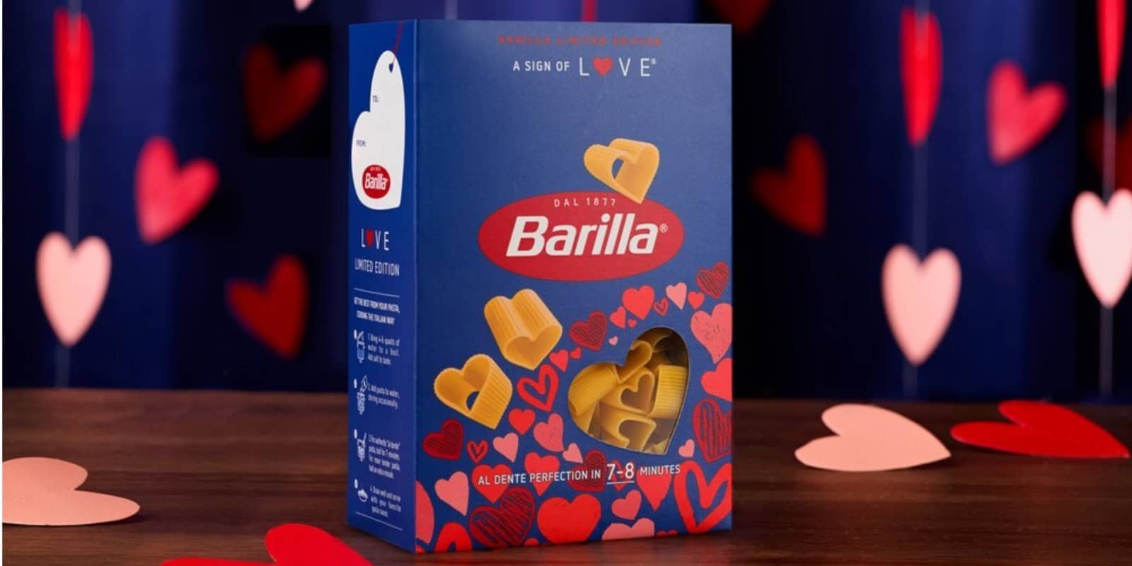 Barilla heart pasta