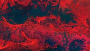 A photo of blood close up