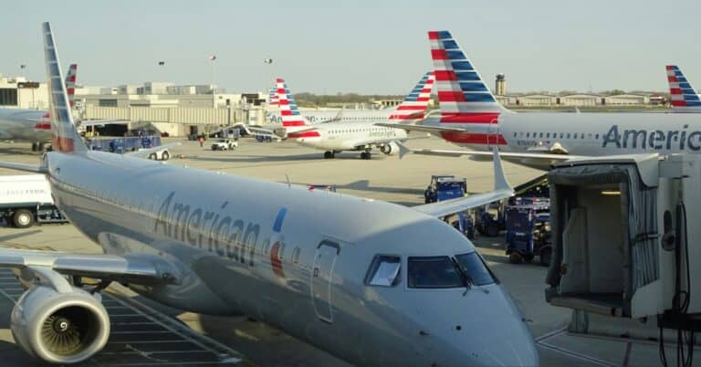American Airlines Passenger Tries To Open Door Mid-Flight