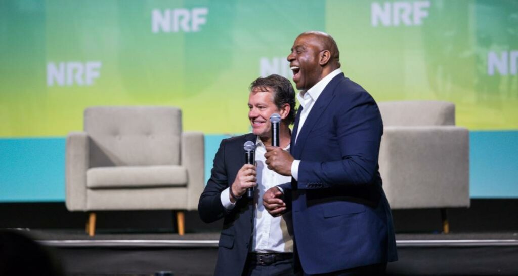 NRF Big Show 2024 - Jason Dixson Photography - John Furner and Magic Johnson