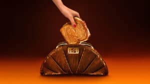 Panera Croissant Clutch