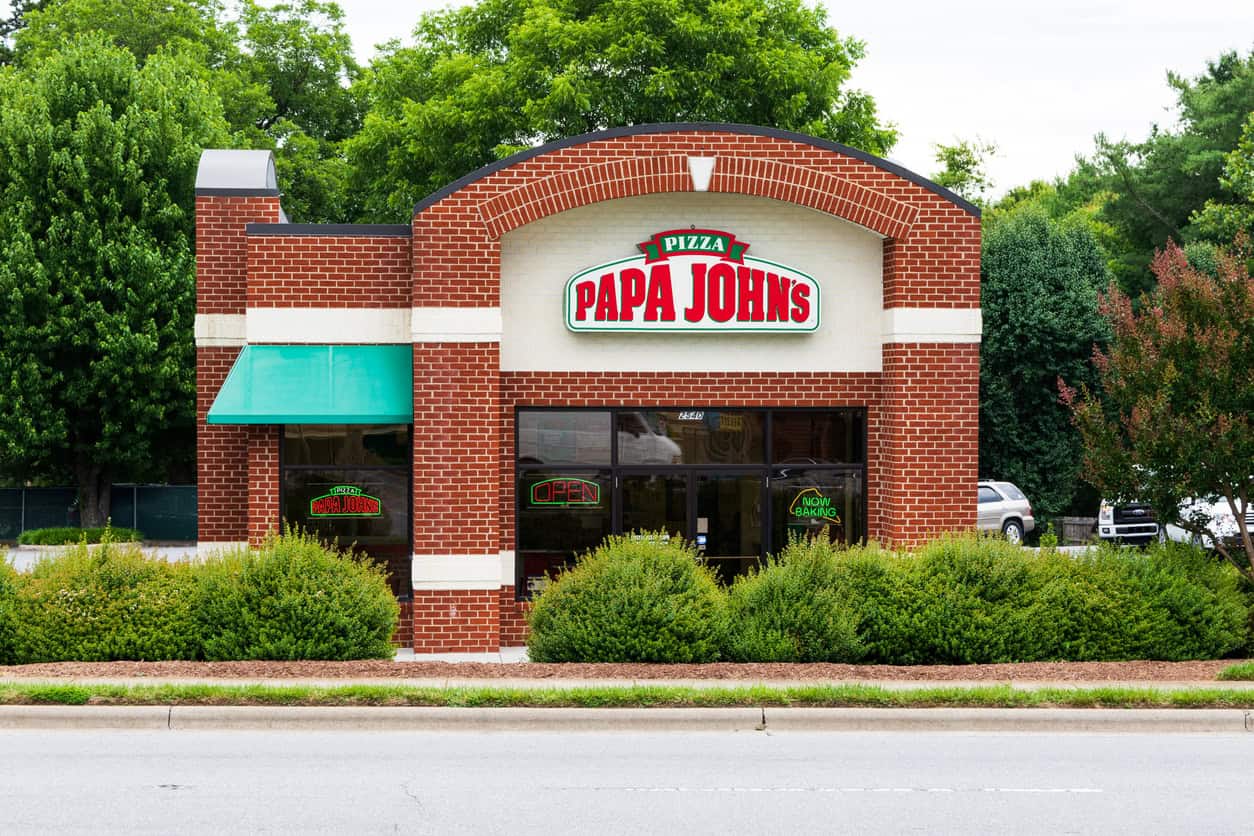 Papa Johns Pizza storefront