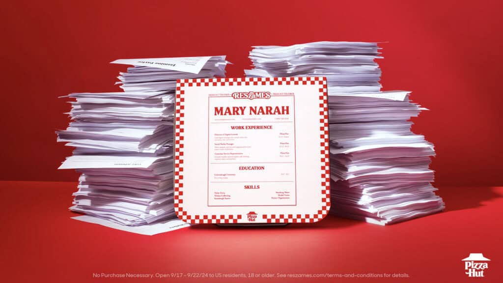 Pizza Hut Prints Job Seekers’ ‘ResZAmes’ on Its Boxes. Will It Work?