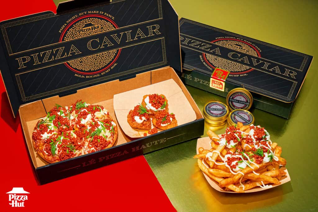 Pizza Hut Goes Gourmet With Caviar Creation