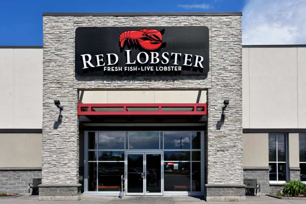 Red Lobster restaurant in Ottawa, Canada