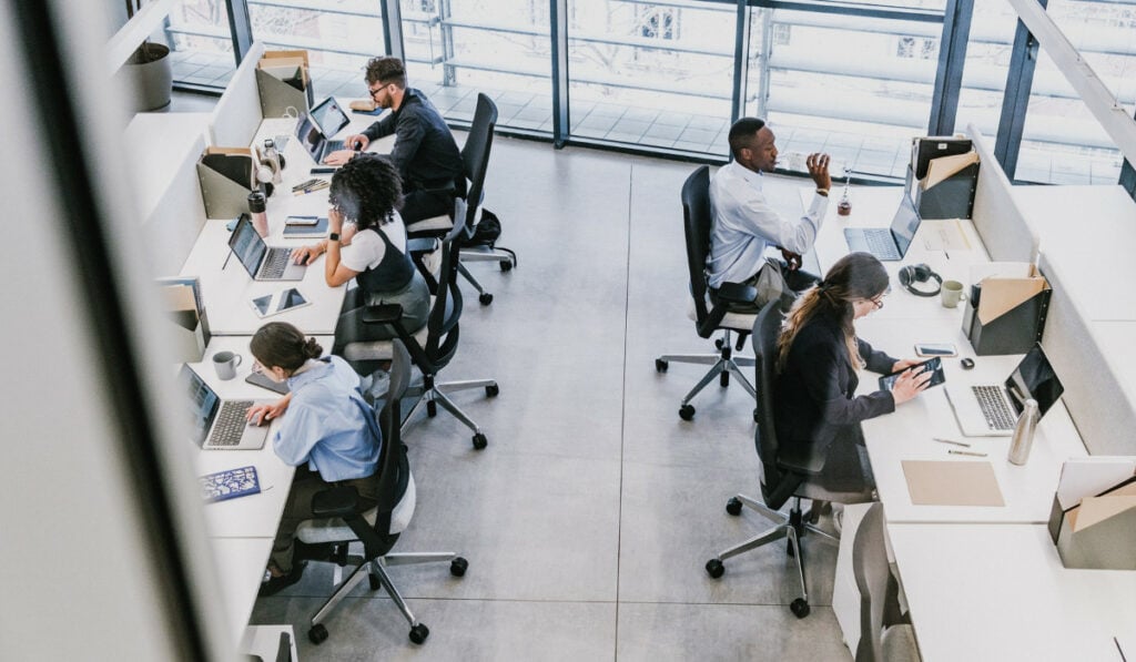 Employees return to office