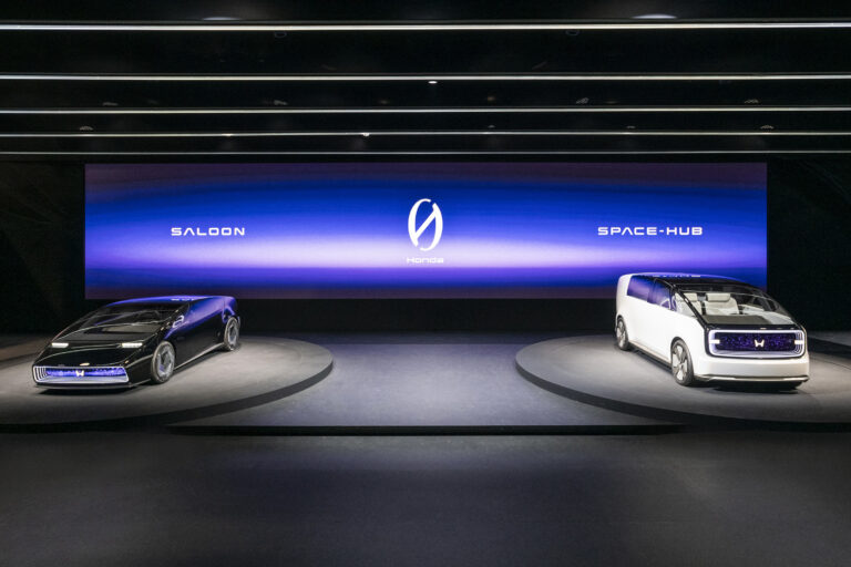 Honda Unveils Futuristic Electric Concept Cars & New Logo