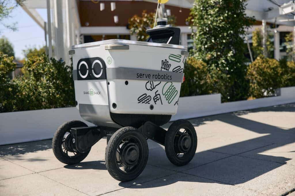 Shake Shack Rolls Out Autonomous Serve Robotics Delivery Through Uber Eats
