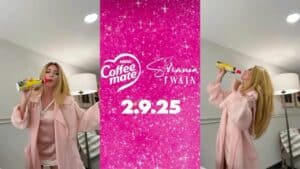 Shania Twain Unveiled as Coffee Mate's New 'Foam Diva' in Time for the Super Bowl