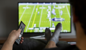 Watching football on TV, Super Bowl 2025