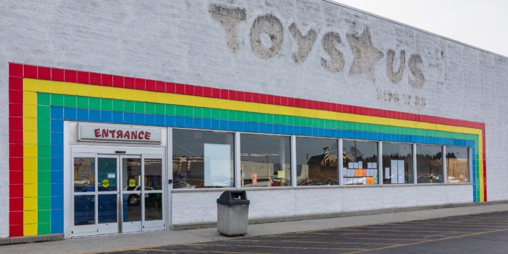 Old Toys"R"Us storefront