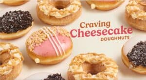 Krispy Kreme Cheesecake Doughnuts