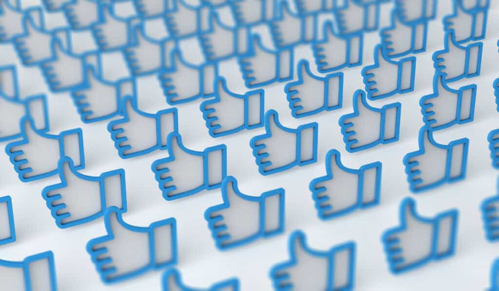 Viral trends likes social media