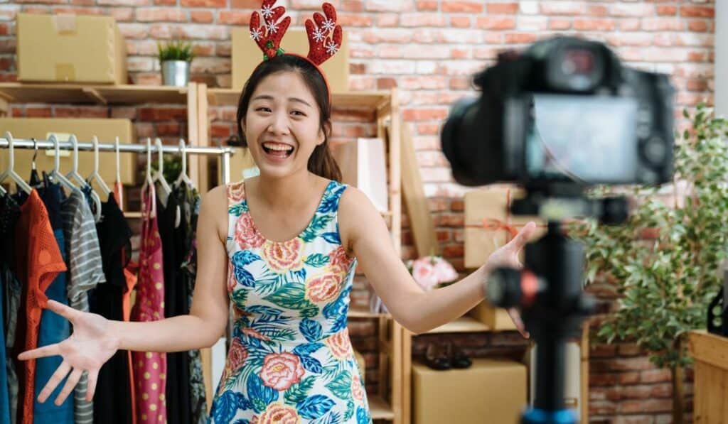 Livestream shopping concept