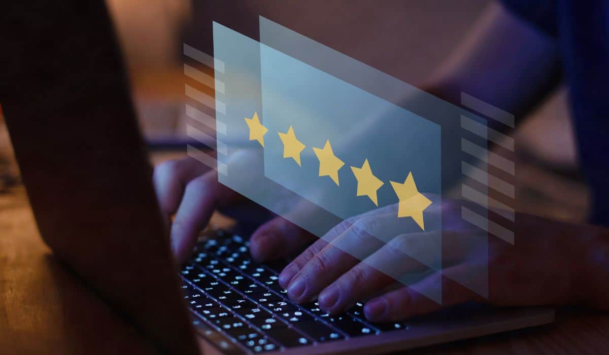 fake reviews concept