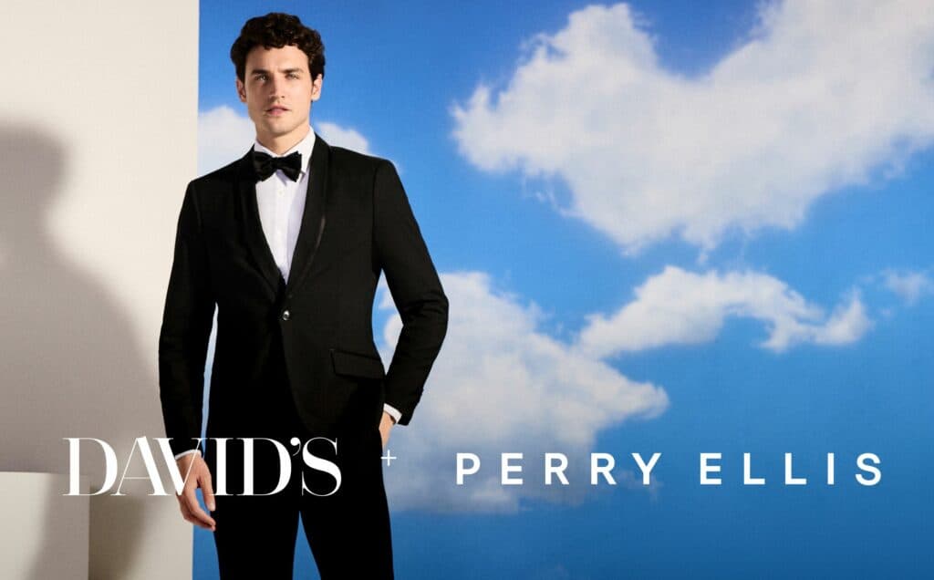 David's Bridal x Perry Ellis