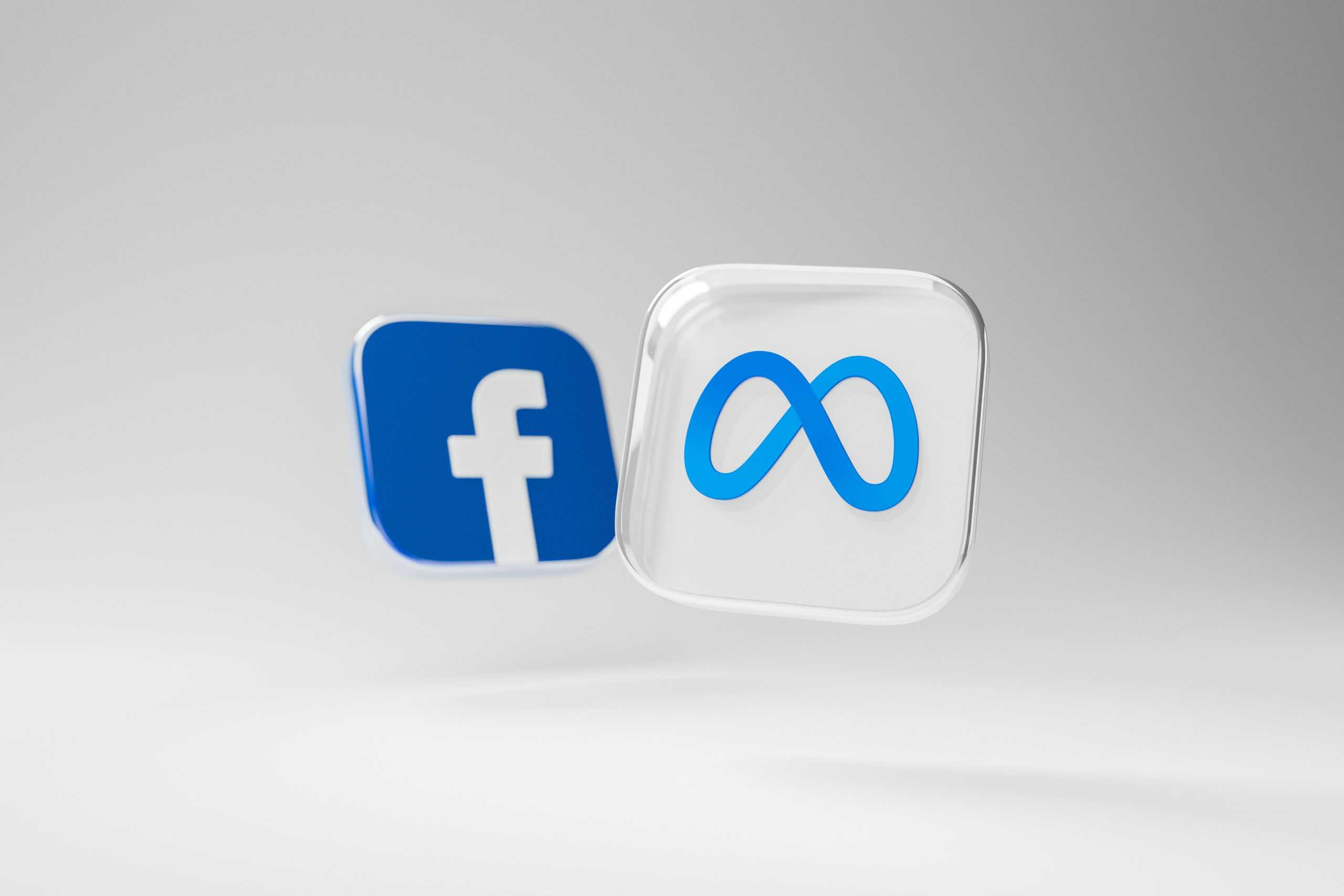 Meta and Facebook logos